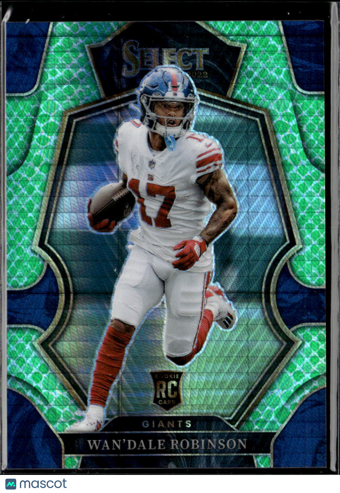 Wan'Dale Robinson 2022 Select Dragon Scale Prizm Rookie RC 72/89 New York Giants