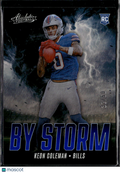 Keon Coleman 2024 Absolute Blue Spectrum By Storm RC Rookie 32/50 Buffalo Bills