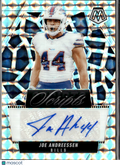 Joe Andreessen 2025 Panini Mosaic Scripts Auto Buffalo Bills