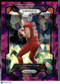 Clayton Tune 2023 Prizm Purple Ice Prizm Rookie RC /225 Arizona Cardinals