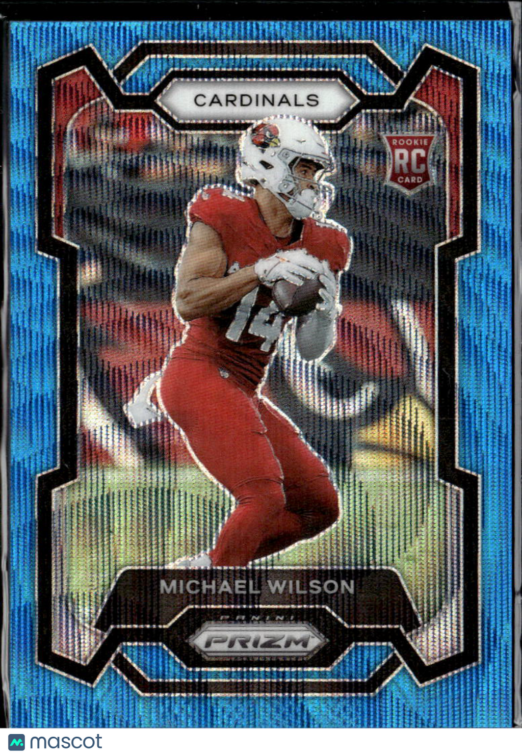 Michael Wilson 2023 Prizm RC Blue Wave Prizm Rookie /199 Arizona Cardinals