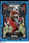 Michael Wilson 2023 Prizm RC Blue Wave Prizm Rookie /199 Arizona Cardinals