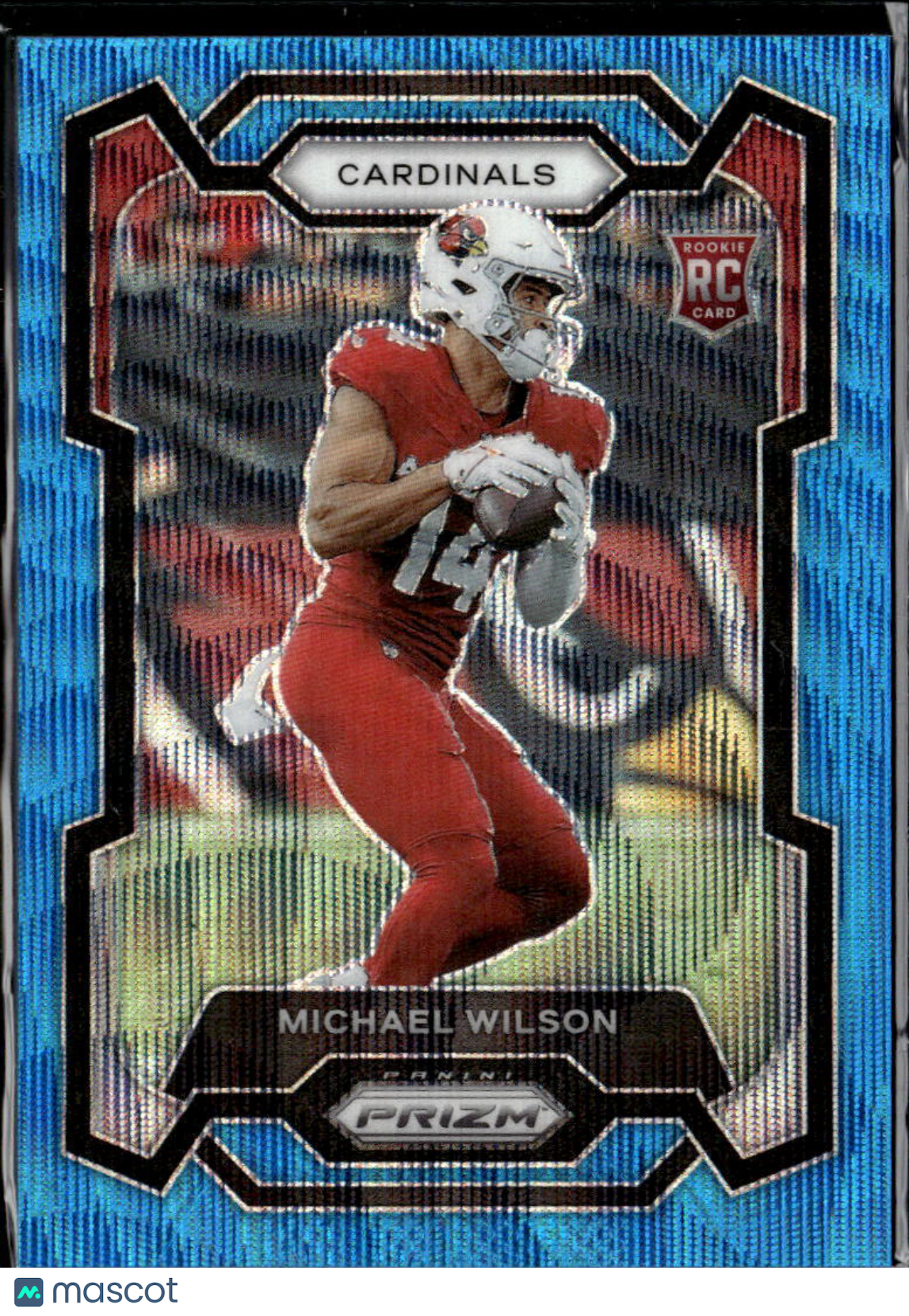 Michael Wilson 2023 Prizm RC Blue Wave Prizm Rookie /199 Arizona Cardinals