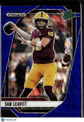 Sam Leavitt 2025 Prizm Draft Picks Blue Wave Rookie RC 156/299 Arizona State