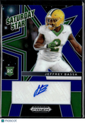 Jeffrey Bassa 2025 Prizm Draft Auto Autograph RC 45/249 Oregon Ducks