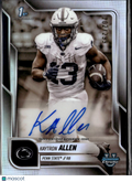 Kaytron Allen 2025 Bowman Chrome 1st Auto Autograph RC Penn State 202/299