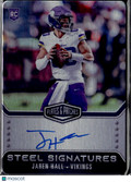 Jaren Hall 2023 Plates & Patches Auto Autograph RC /300 Minnesota Vikings