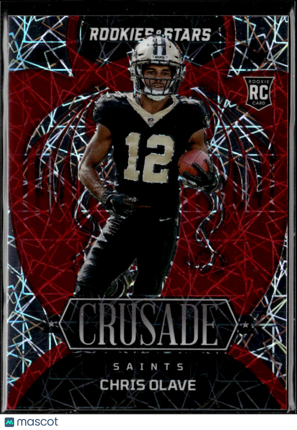 Chris Olave 2022 Rookies & Stars Crusade RC Red Prizm /80 New Orleans Saints