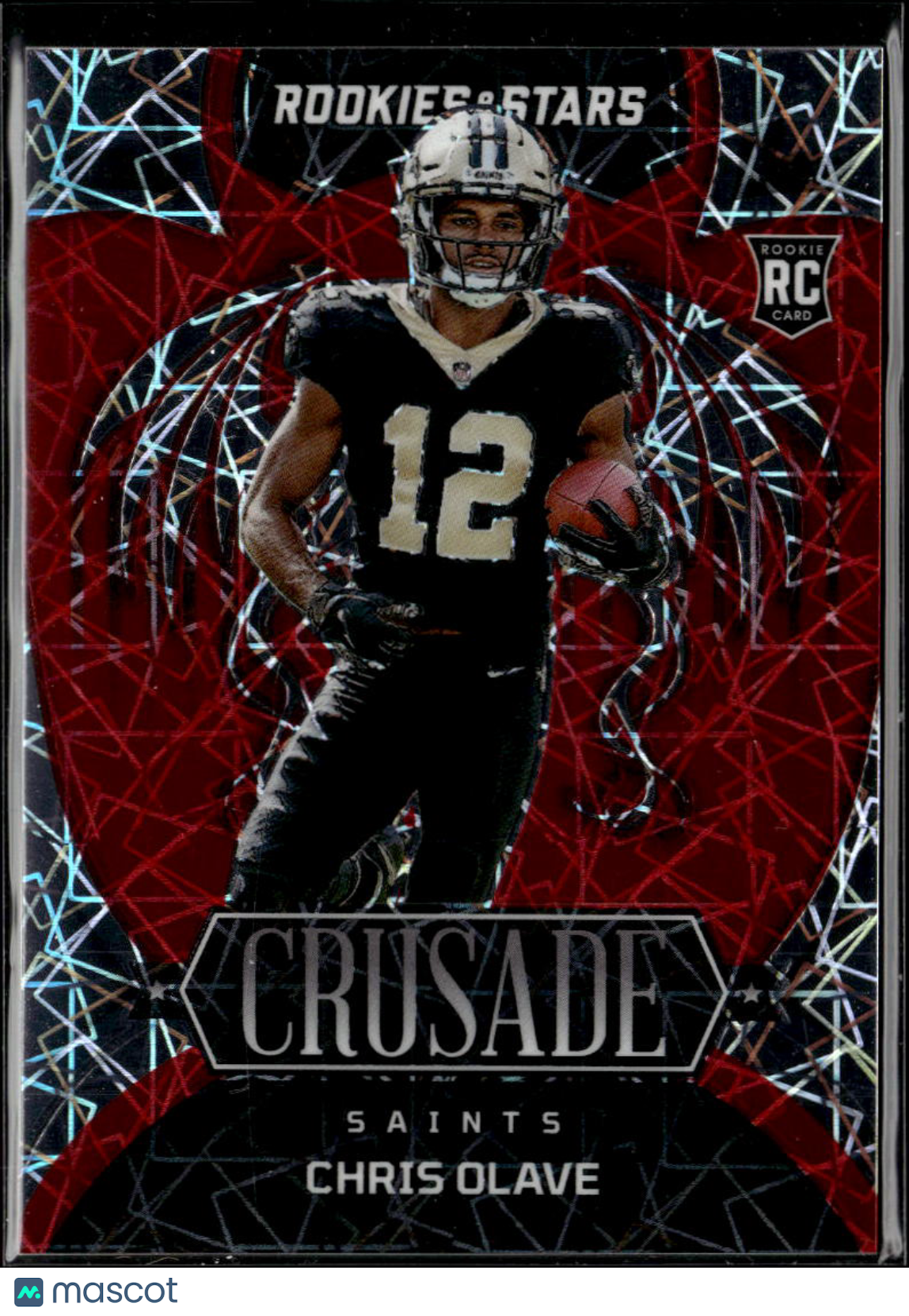 Chris Olave 2022 Rookies & Stars Crusade RC Red Prizm /80 New Orleans Saints