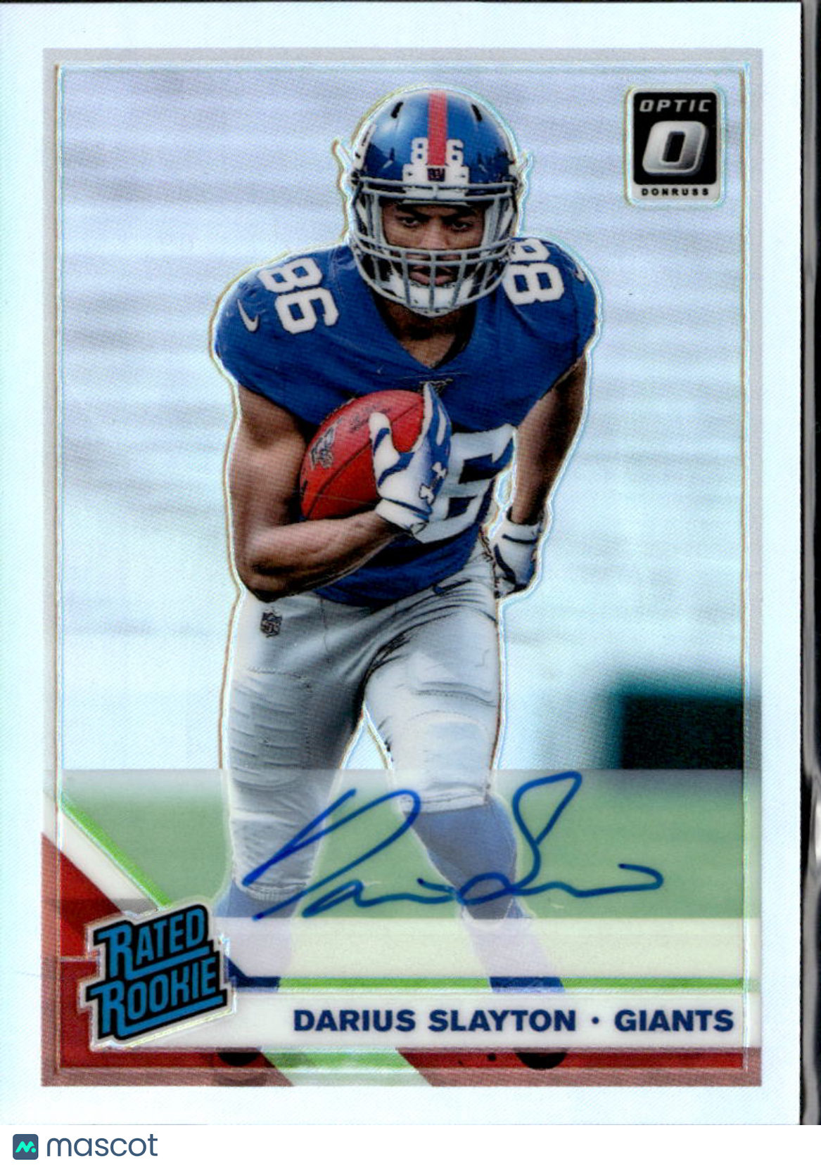 Darius Slayton 2019 Optic Rated Rookie Auto Autograph RC /99 New York Giants
