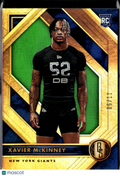 Xavier McKinney 2020 Gold Standard Emerald Green Rookie RC 6/11 New York Giants