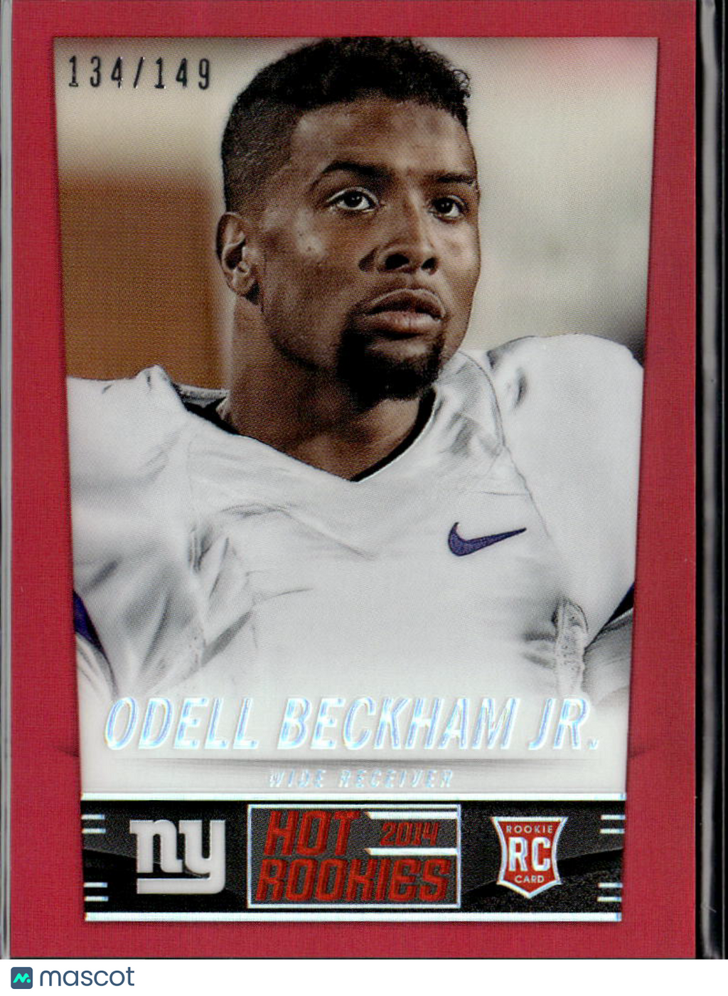 Odell Beckham Jr. 2014 Score Hot Rookies RC Red 134/149 New York Giants