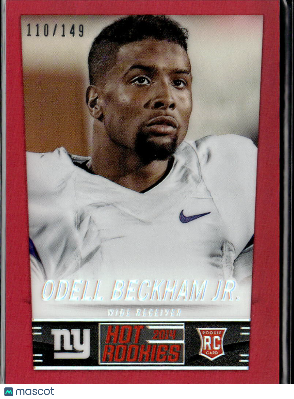 Odell Beckham Jr. 2014 Panini Score Hot Rookies RC Red /149 New York Giants