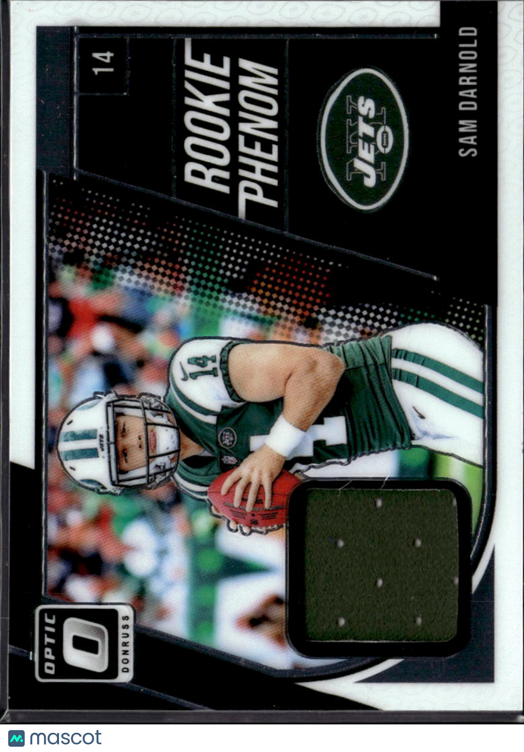 Sam Darnold 2018 Optic Rookie Phenom Jersey Patch RC New York Jets