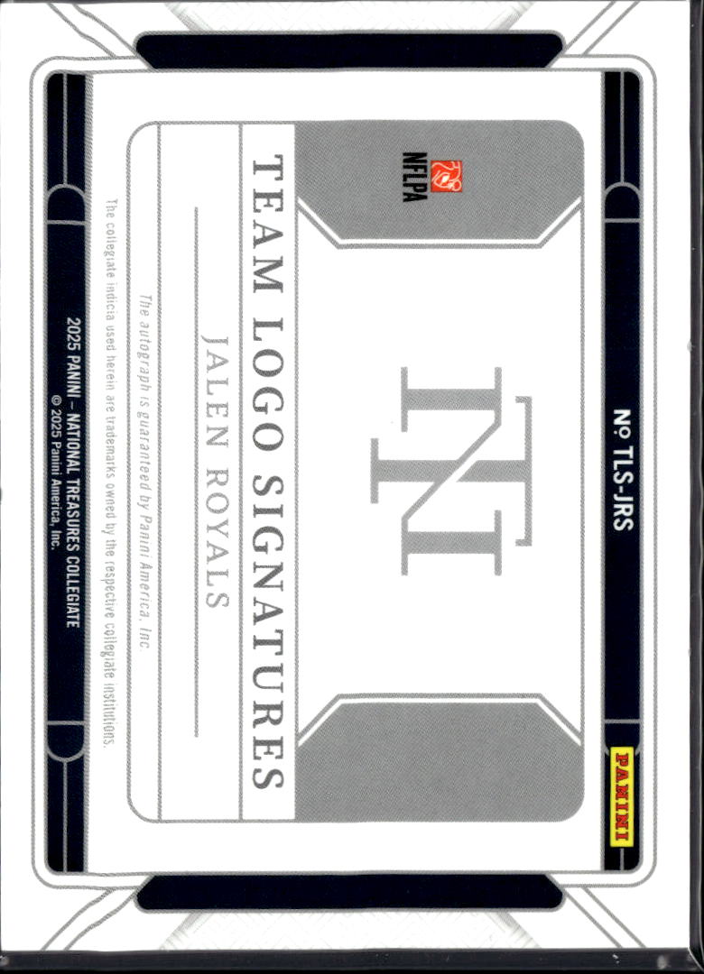Jalen Royals 2025 National Treasures Auto Autograph RC Utah State 51/75