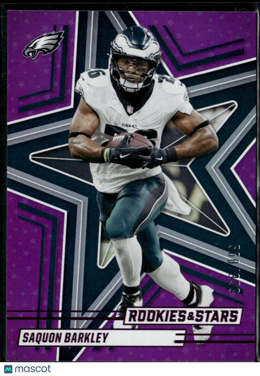 Saquon Barkley 2025 Panini Rookies & Stars Purple Philadelphia Eagles