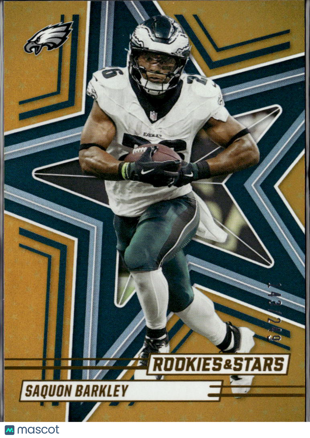 Saquon Barkley 2025 Rookies & Stars Orange 143/249 Philadelphia Eagles