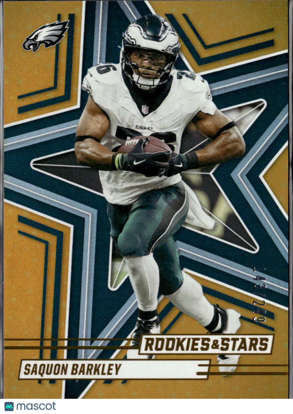 Saquon Barkley 2025 Rookies & Stars Orange 143/249 Philadelphia Eagles