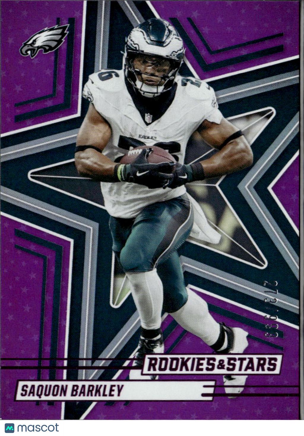 Saquon Barkley 2025 Rookies & Stars Purple 273/999 Philadelphia Eagles