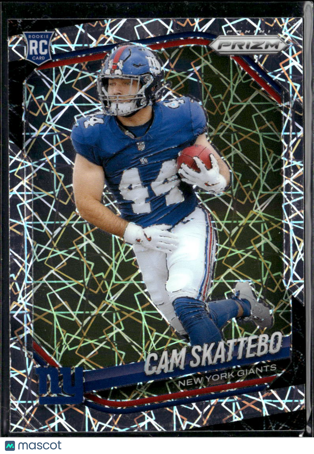 Cam Skattebo 2025 Panini Prizm RC Lazer New York Giants