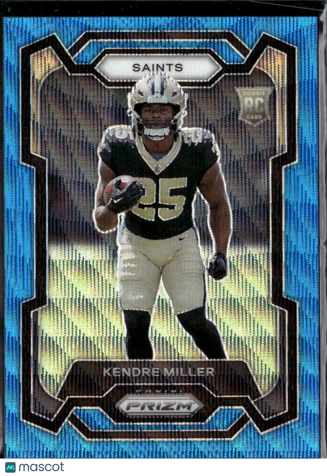 Kendre Miller 2023 Prizm Blue Wave Prizm RC 65/199 New Orleans Saints