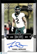 Terrel Bernard 2022 Leaf Draft Auto Autograph RC Bills Baylor Bears
