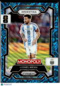 Lionel Messi 2026 Panini Prizm Monopoly FIFA World Cup Blue Prizm Argentina