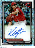 Rhett Lowder 2024 Bowman Chrome Auto Autograph Mega Box Cincinnati Reds