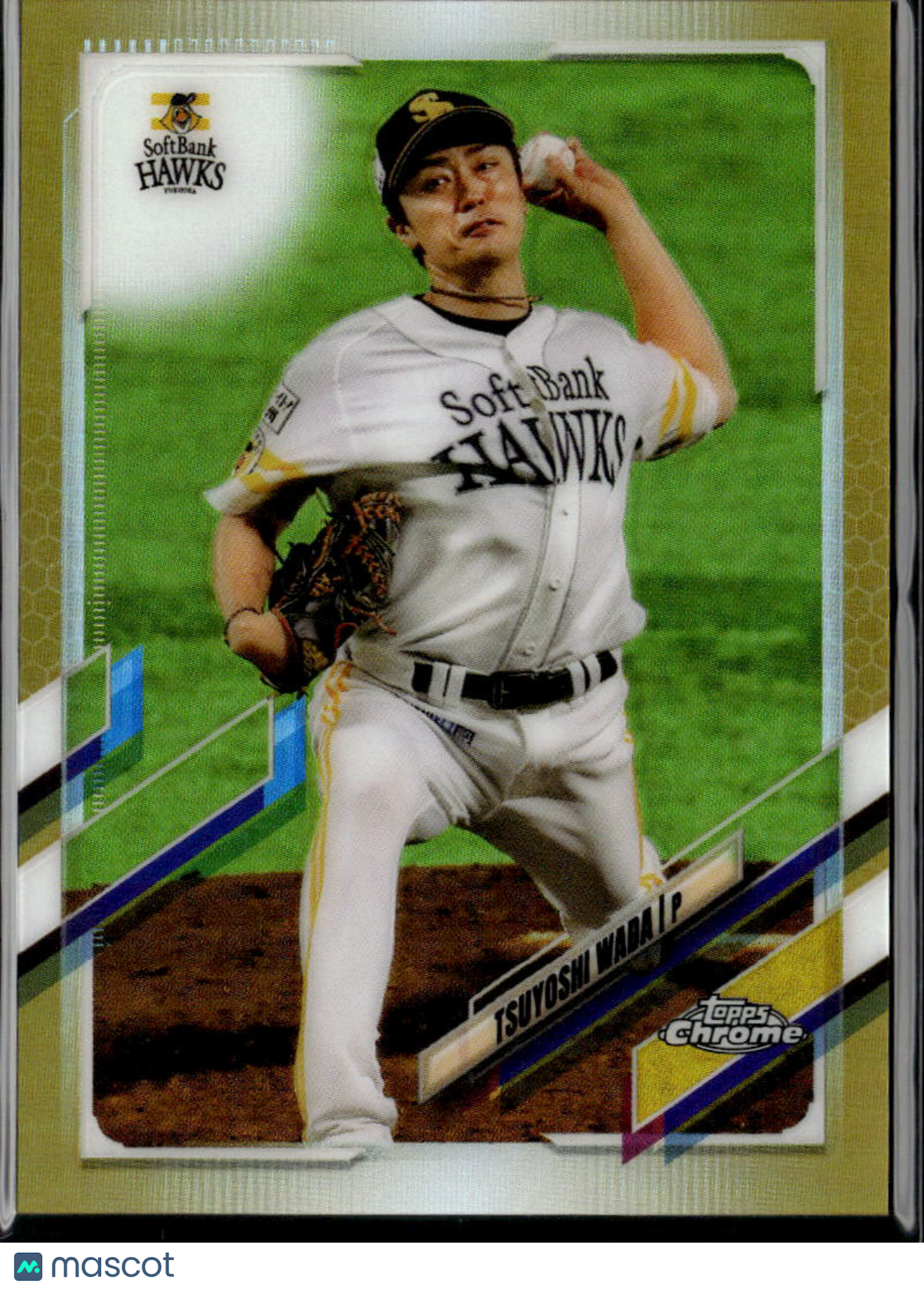 Tsuyoshi Wada 2021 Topps Chrome NPB Gold Refractor 9/50 Fukuoka SoftBank Hawks