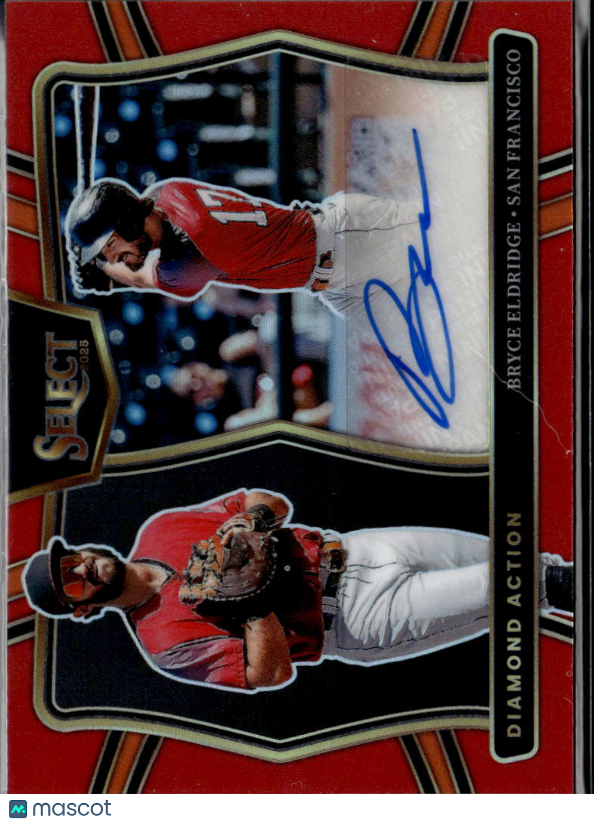 Bryce Eldridge 2025 Select Auto Autograph Red RC /99 San Francisco Giants