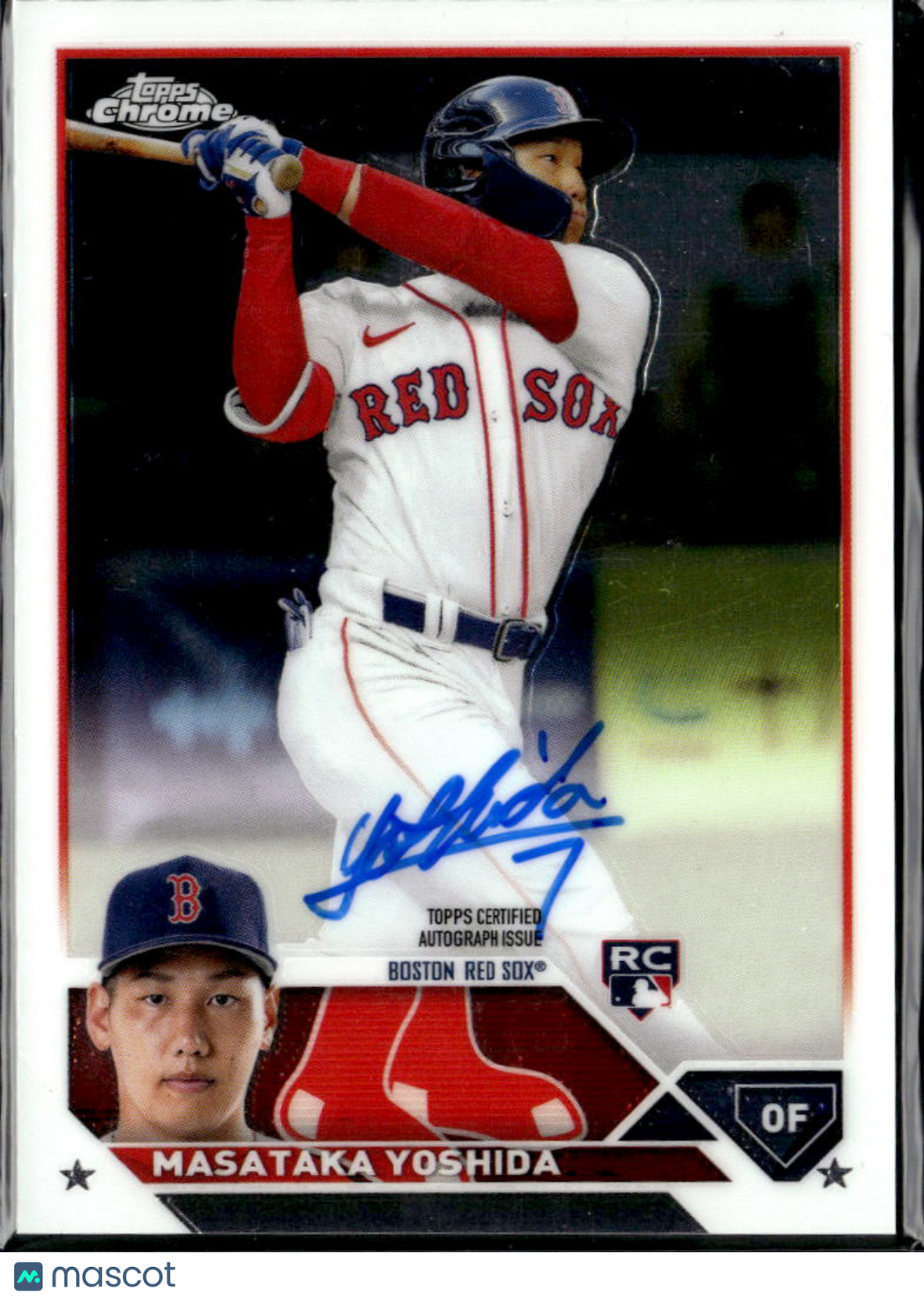 Masataka Yoshida 2023 Topps Chrome Auto Autograph RC Boston Red Sox
