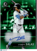 Andrew Salas 2025 Bowman Chrome Auto Autograph 19/99 Miami Marlins