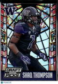 Shaq Thompson 2015 Prizm Draft Picks Stained Glass SSP Washington Huskies