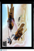 The Boonta Eve Classic Topps Star Wars Galaxy Refractor #69