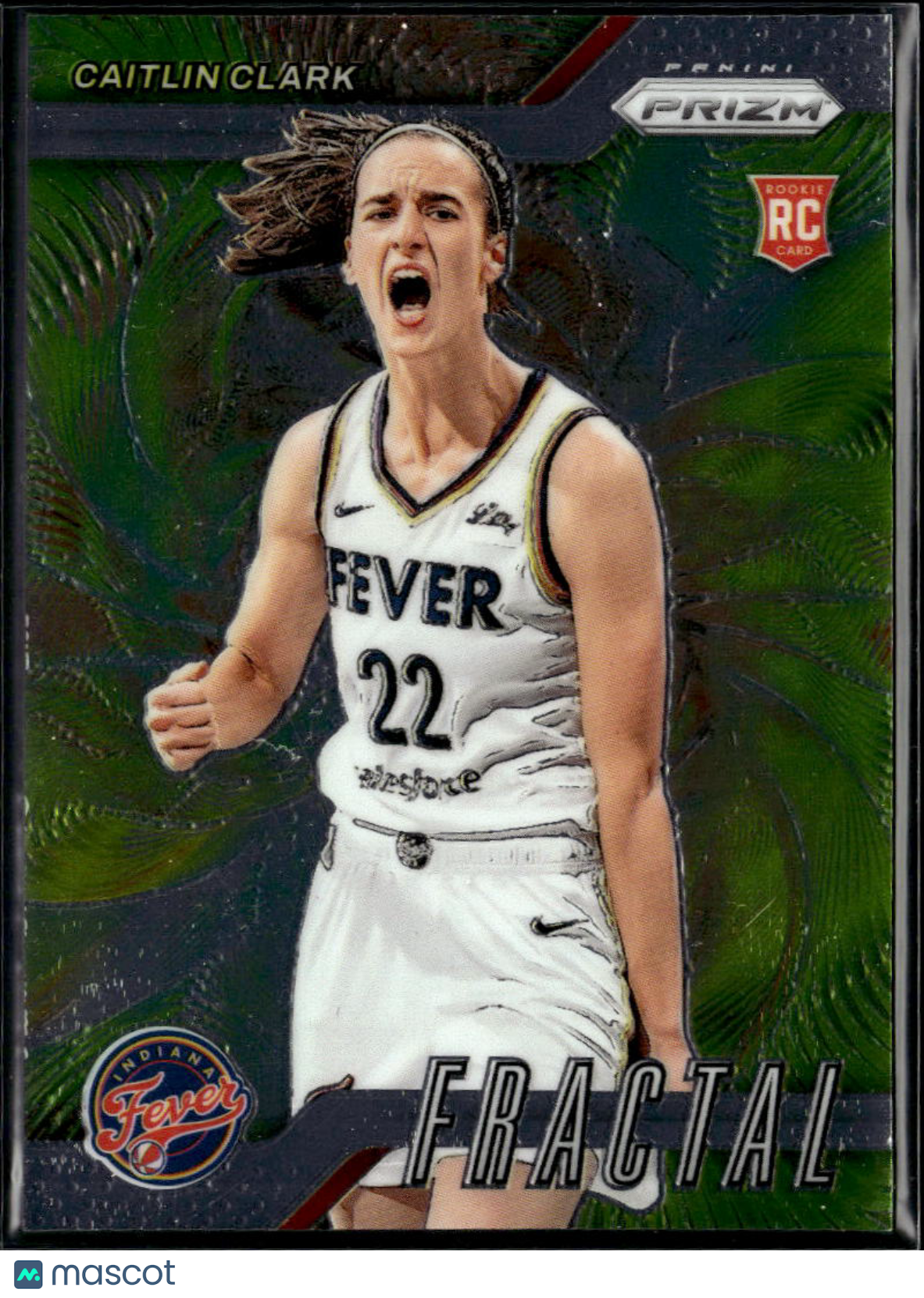 Caitlin Clark 2024 Panini Prizm RC Rookie Fractal Indiana Fever