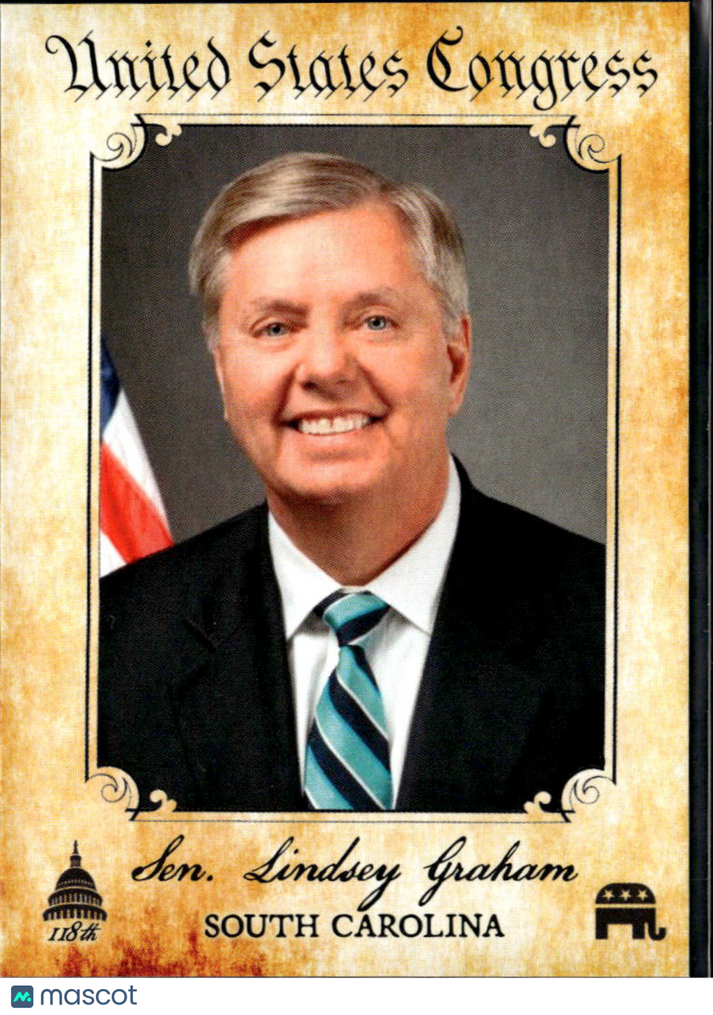 Lindsey Graham 2023 Fascinating Cards United States Congress #079