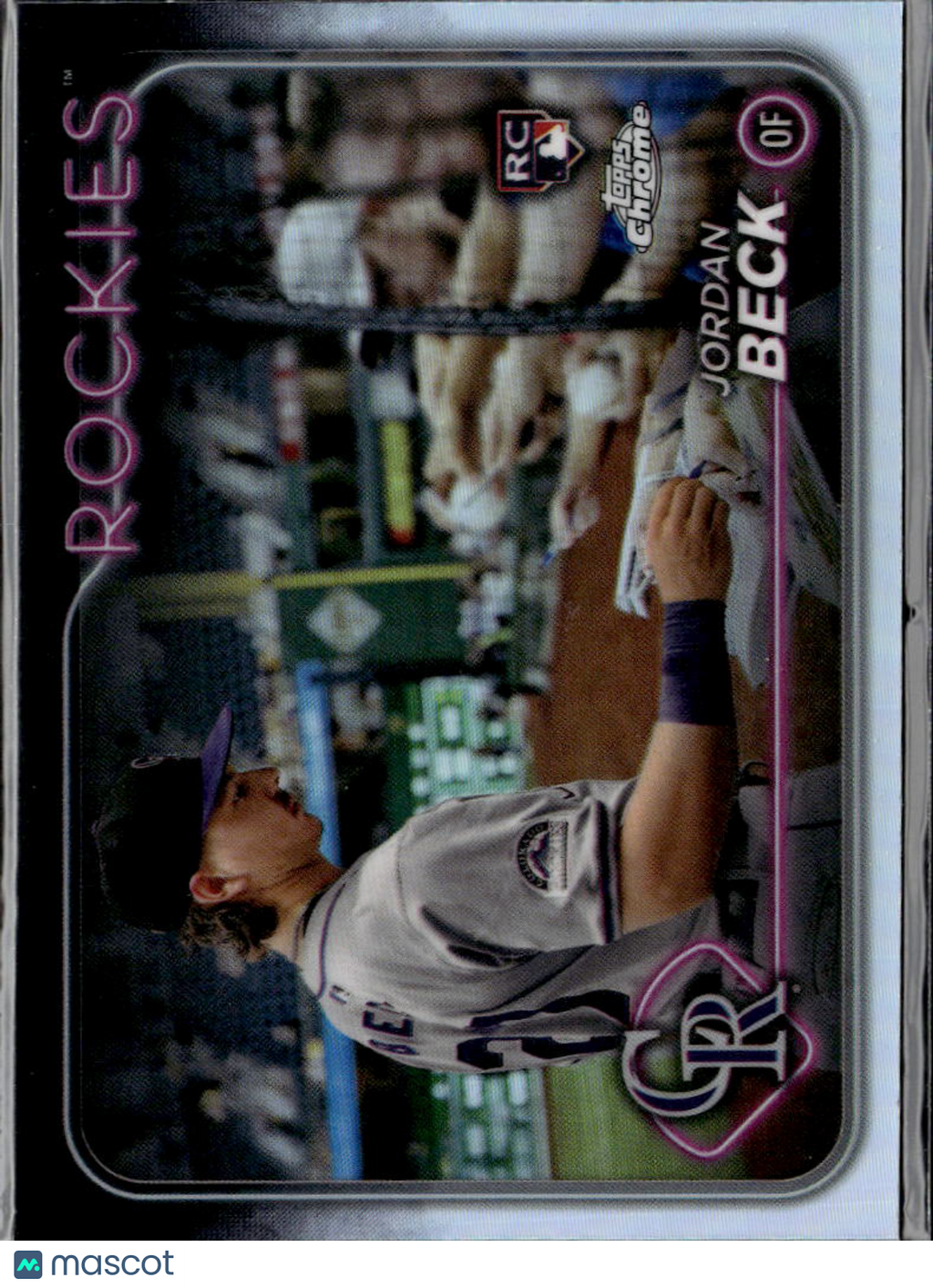 Jordan Beck 2024 Topps Chrome Image Variation SSP Rookie RC Colorado Rockies