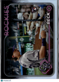 Jordan Beck 2024 Topps Chrome Image Variation SSP Rookie RC Colorado Rockies