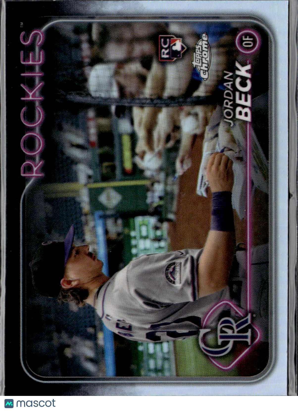Jordan Beck 2024 Topps Chrome Image Variation SSP Rookie RC Colorado Rockies