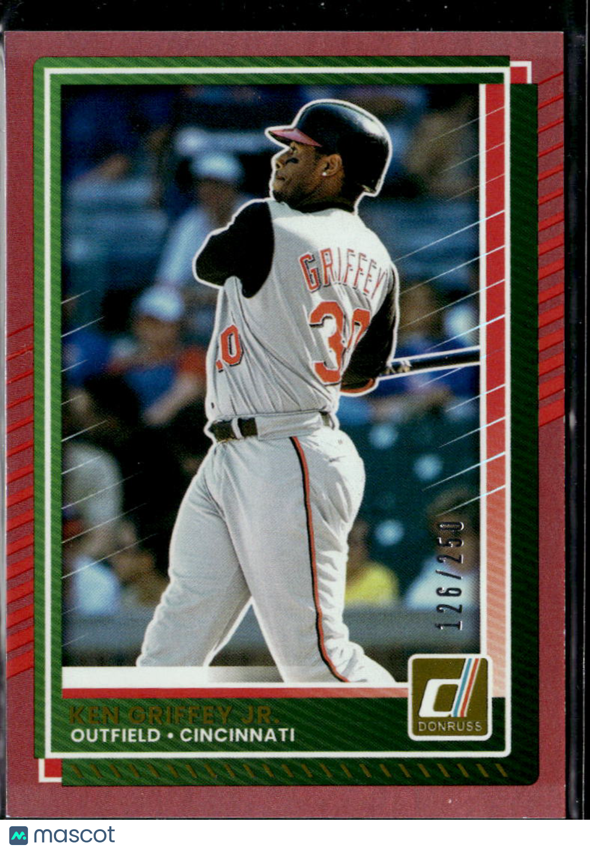 Ken Griffey Jr. 2025 Donruss Red Parallel 126/250 Cincinnati Reds