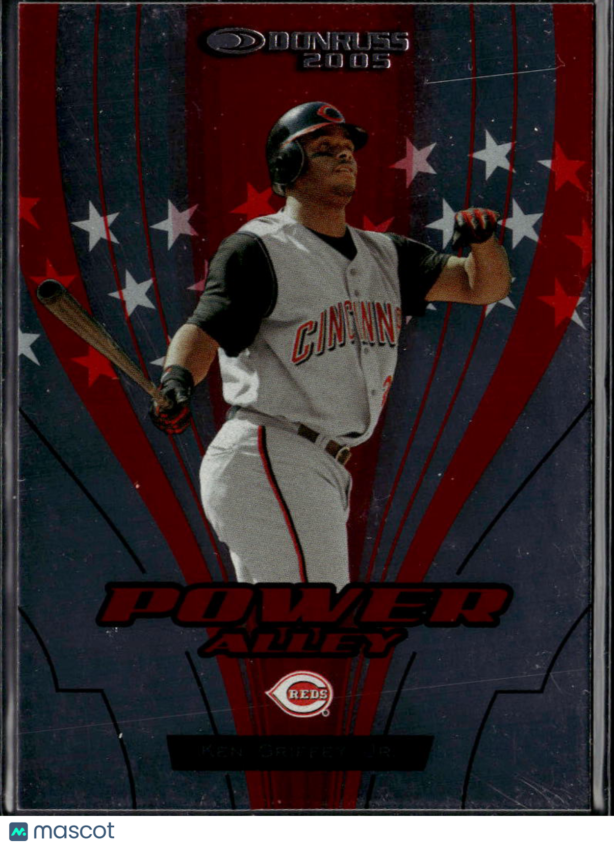 Ken Griffey Jr. 2005 Donruss Power Alley 0257/2500 Cincinnati Reds