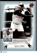 Ken Griffey Jr. 2003 SP Authentic Superstar Flashback 5/2003 Cincinnati Reds