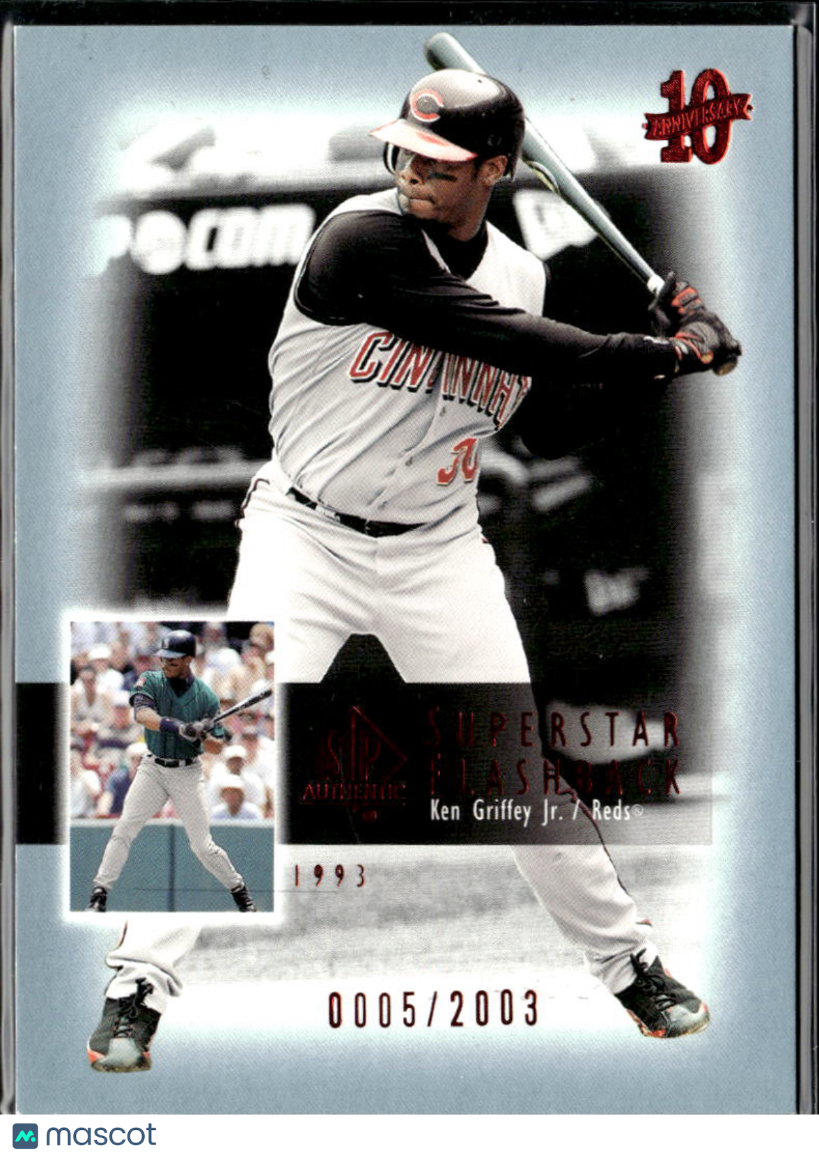 Ken Griffey Jr. 2003 SP Authentic Superstar Flashback 5/2003 Cincinnati Reds