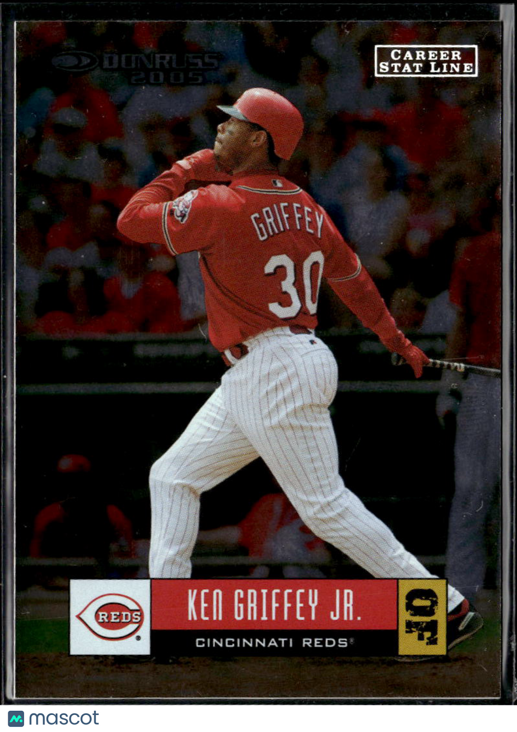 Ken Griffey Jr. 2004 Donruss Career Stat Line 239/292 Cincinnati Reds