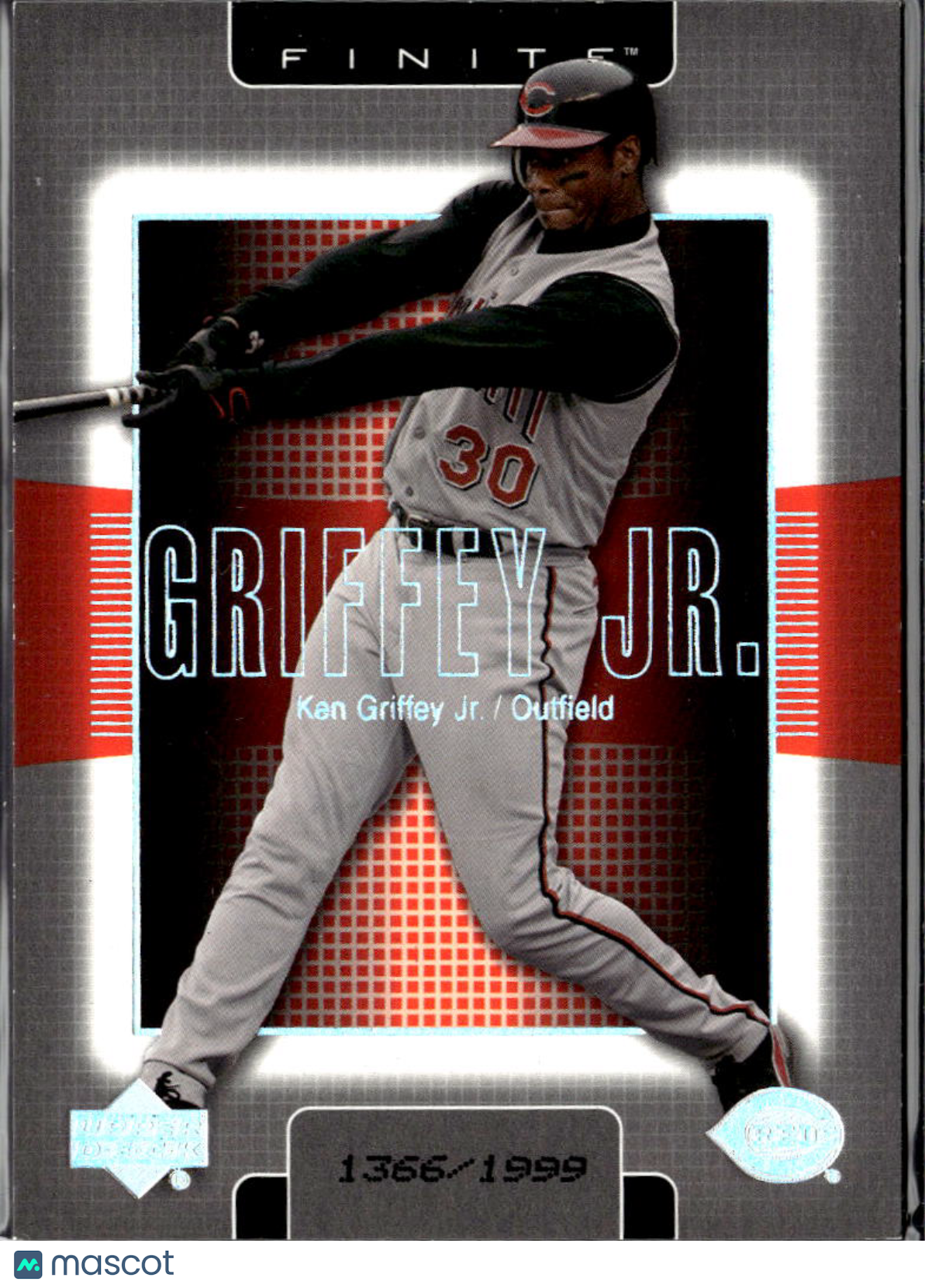 Ken Griffey Jr. 2003 Upper Deck Finite 1366/1999 Cincinnati Reds