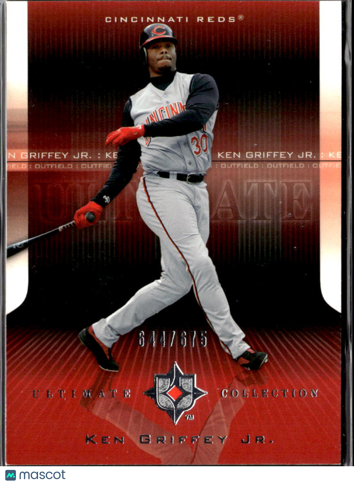 Ken Griffey Jr. 2004 Ultimate Collection 644/675 Cincinnati Reds
