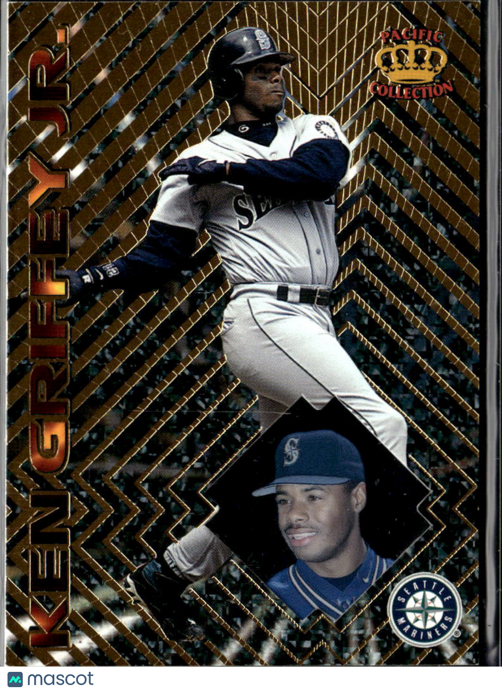 Ken Griffey Jr. 1997 Pacific Collection Prism #63 Seattle Mariners