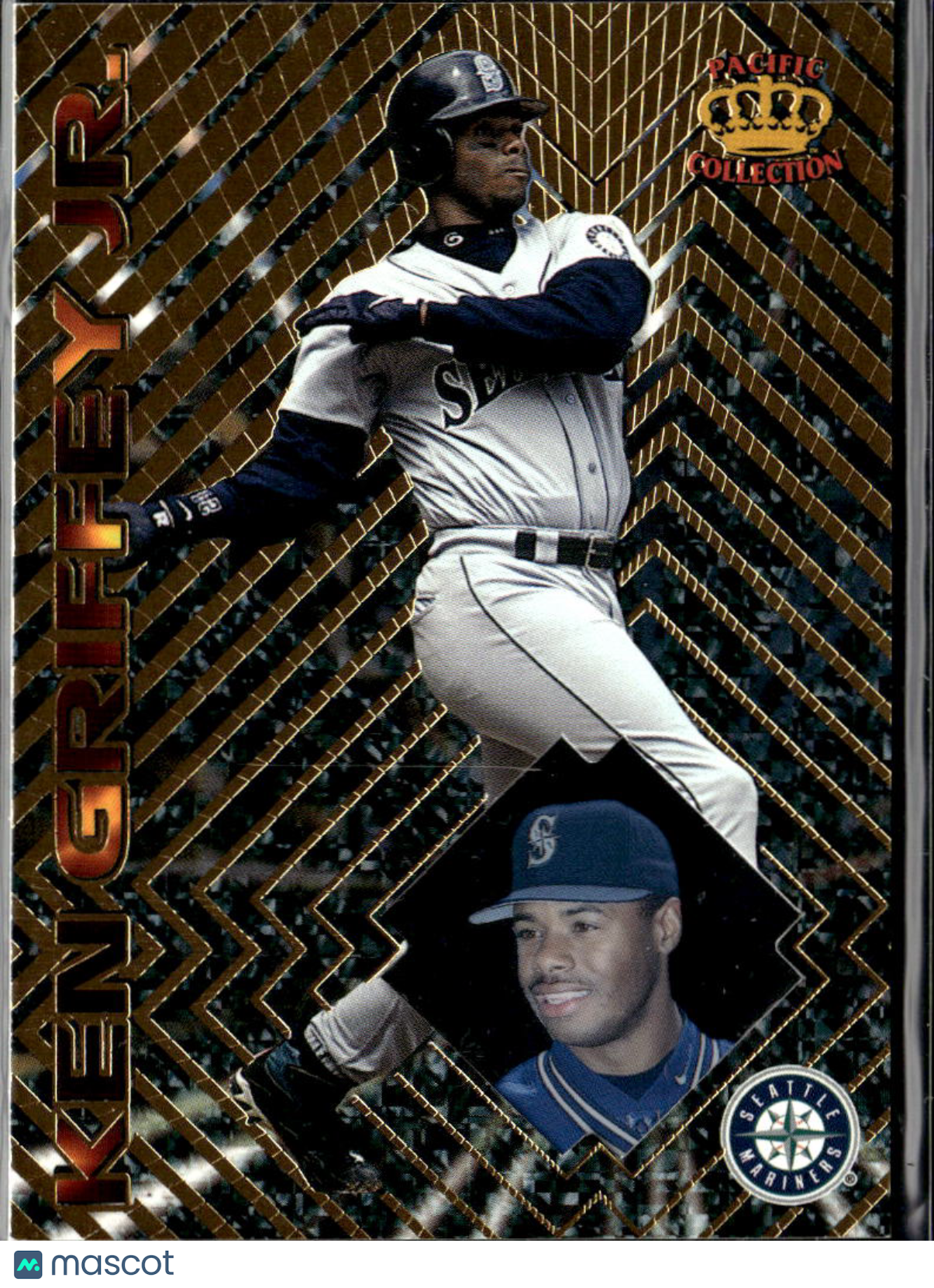 Ken Griffey Jr. 1997 Pacific Collection Prism #63 Seattle Mariners
