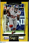 Roger Otto Lewis 2016 Select GOLD Prizm Rookie RC 1/10 New York Giants