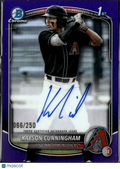 Kayson Cunningham 2025 Bowman Chrome 1st Auto Autograph /250 Diamondbacks